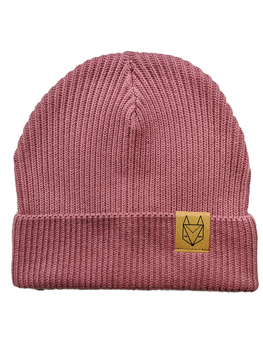 2.0 Fisherman Beanie - Fuchs Logo Patch klein Hibiscus