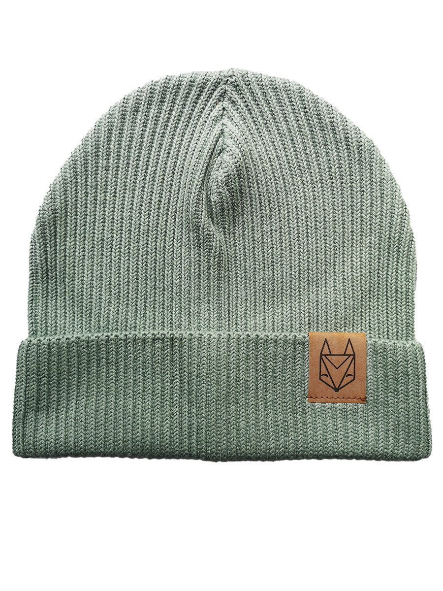 2.0 Fisherman Beanie - Fuchs Logo Patch klein Aloe