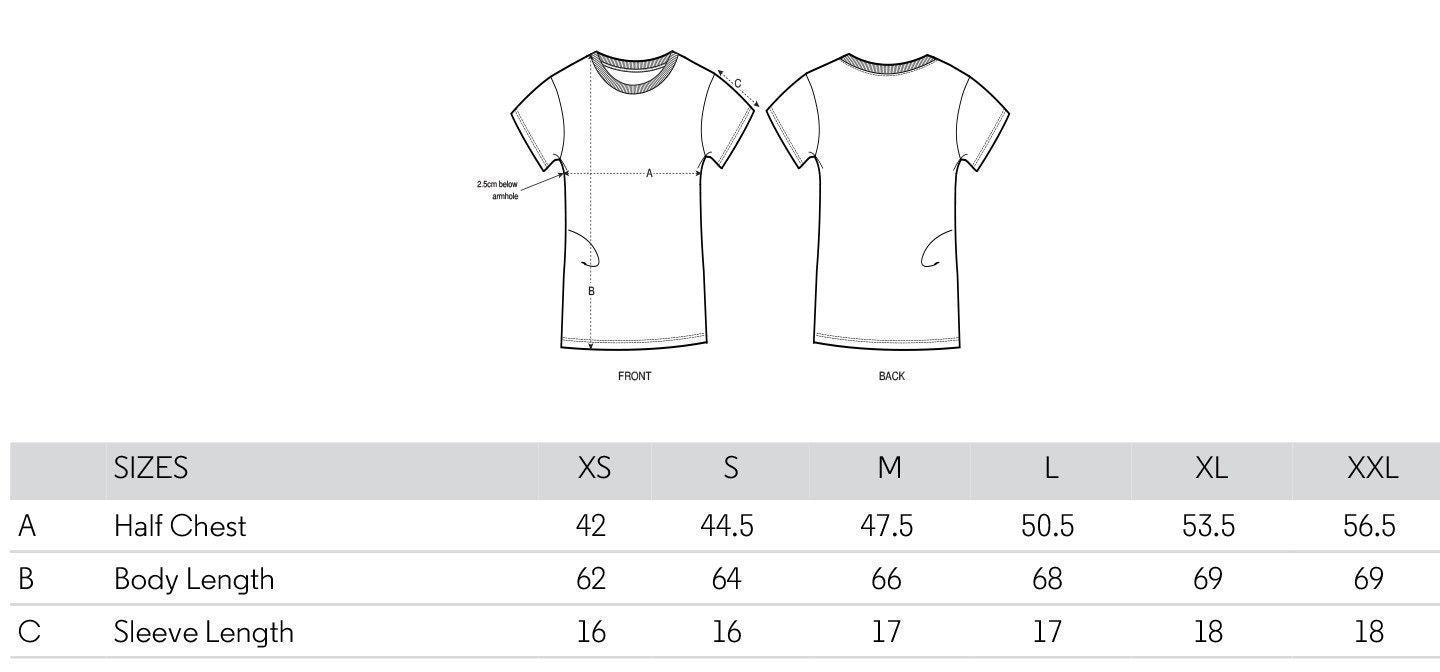 Maßtabelle In the end - Frauen T-Shirt 