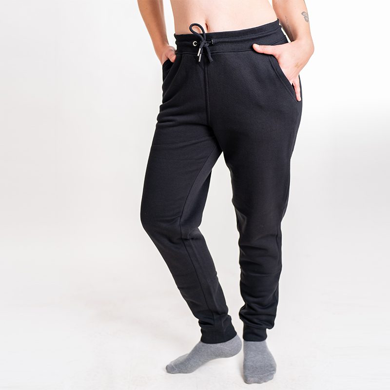 Jogginghose lässig - Unisex - schwarz 