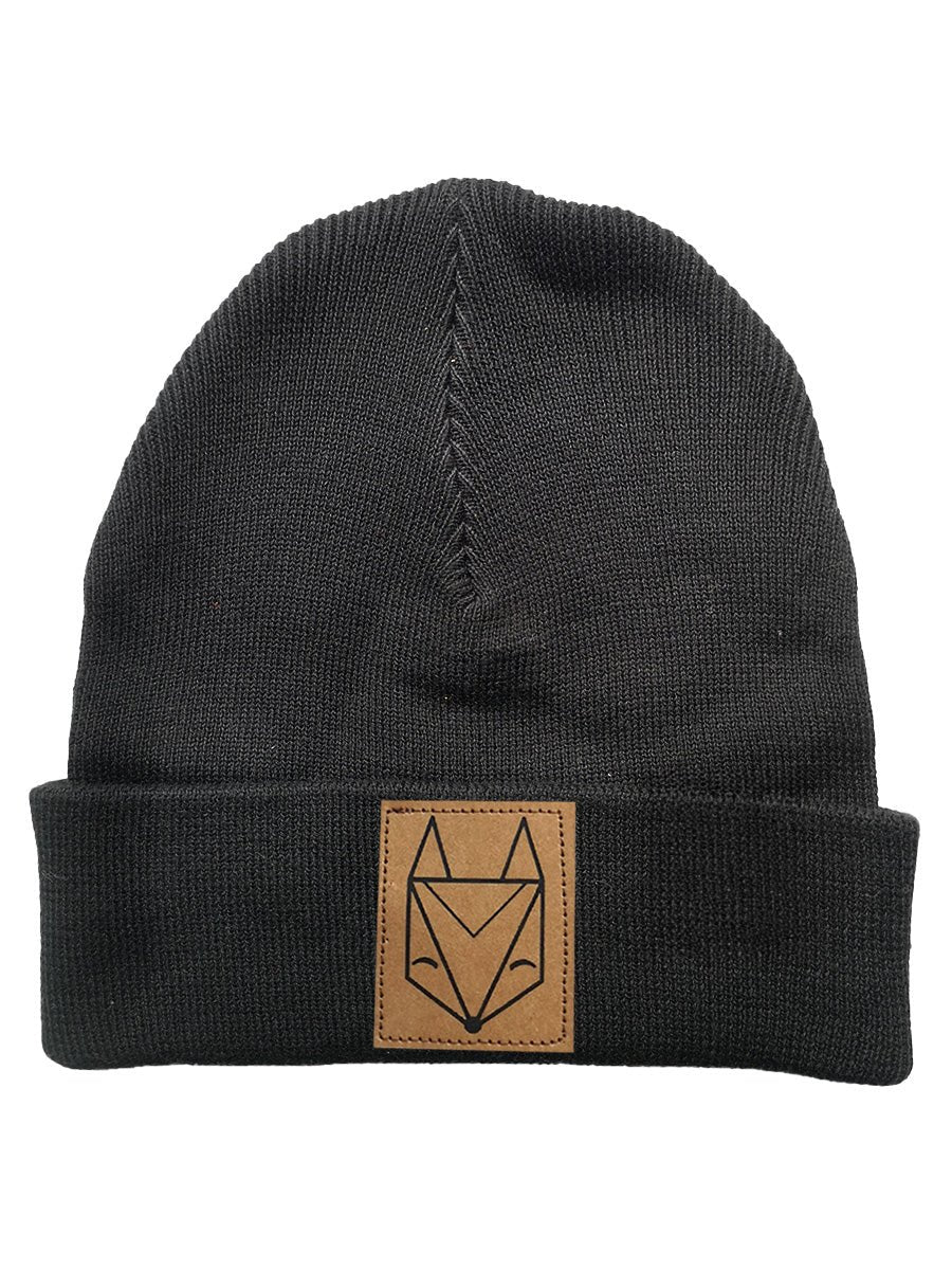 Rib Beanie mit Fuchs Logo Patch - Róka - fair clothing