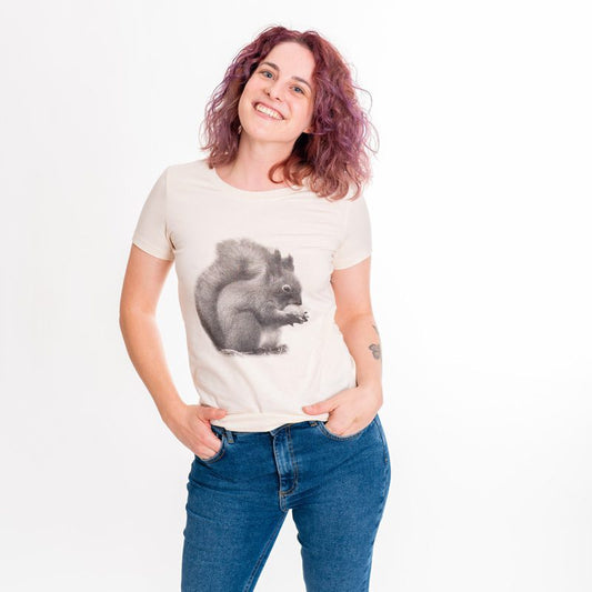 Waldtiere "Das Eichhörnchen" - Frauen T-Shirt 