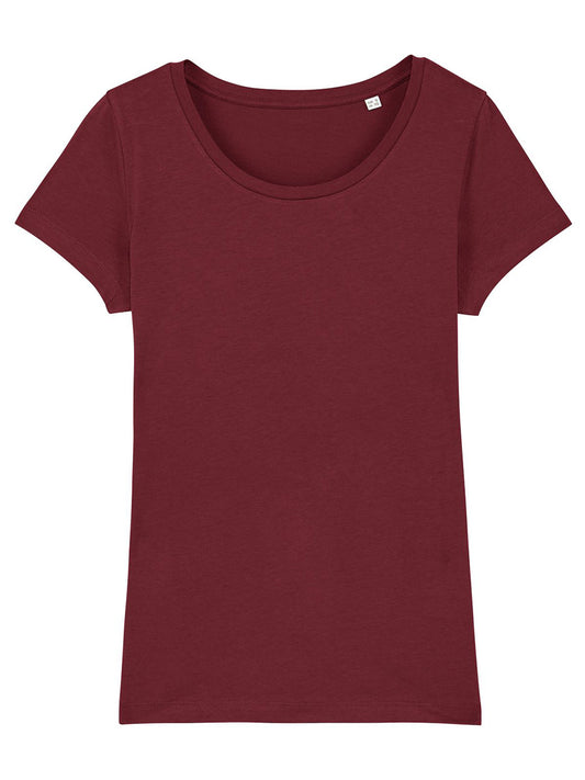 Frauenshirt unbedruckt - burgund