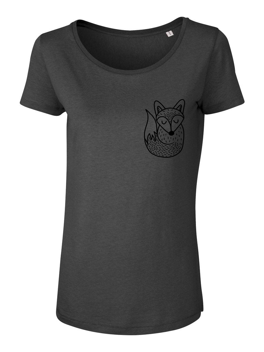 Fell gehört den Tieren - Frauen T-Shirt - Róka - fair clothing