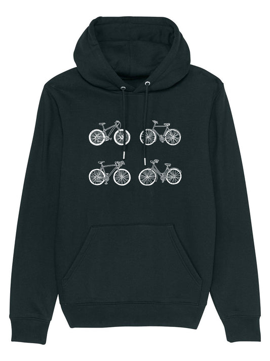 Kapuzenpullover/Hoodie - unisex - Fahrräder - Róka - fair clothing