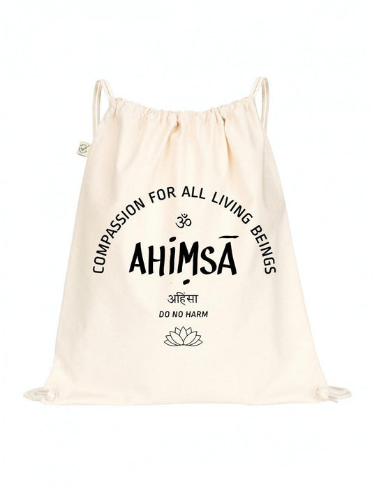 Gymbag - "Ahimsa" - natur - Róka - fair clothing