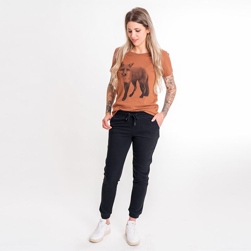 Jogginghose tailliert - Frauen schwarz