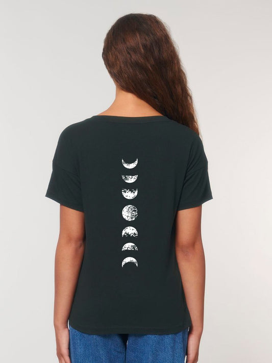 Mondphasen 2.0 - Frauen T-Shirt - Róka - fair clothing