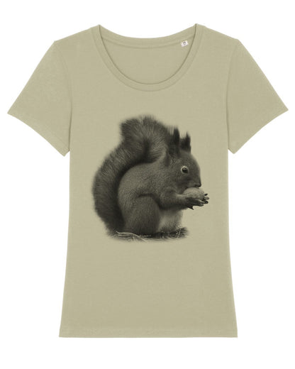 Waldtiere "Das Eichhörnchen" - Frauen T-Shirt - Róka - fair clothing