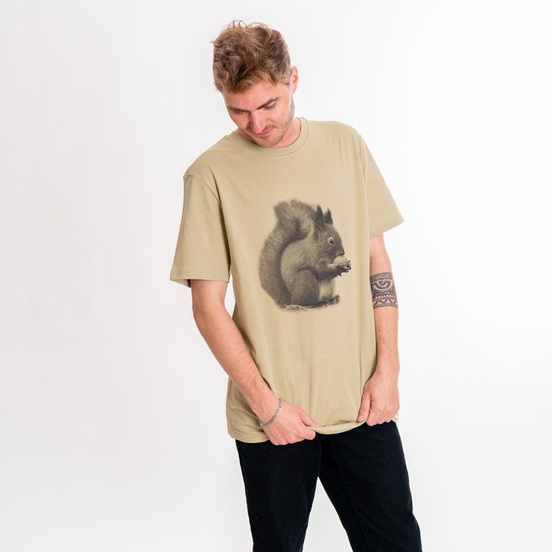 Waldtiere "Das Eichhörnchen" - Unisex T-Shirt - Róka - fair clothing