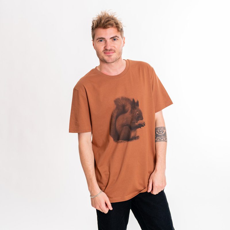 Waldtiere "Das Eichhörnchen" - Unisex T-Shirt - Róka - fair clothing