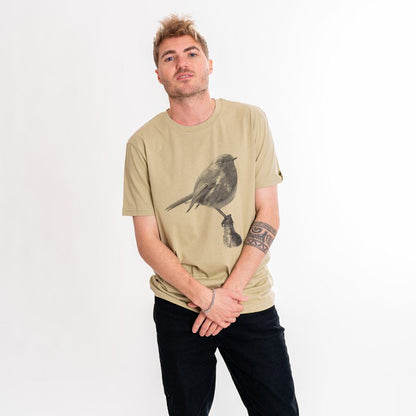 Waldtiere "Das Rotkehlchen" - Unisex T-Shirt - Róka - fair clothing