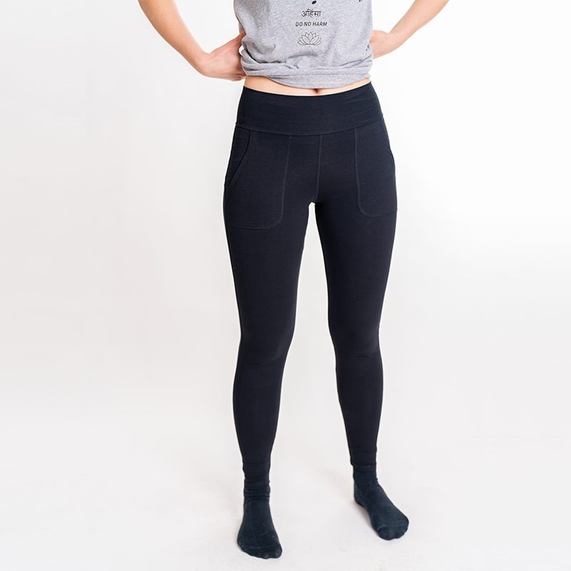 Yogahose - Freizeit Leggings mit Taschen - Róka - fair clothing