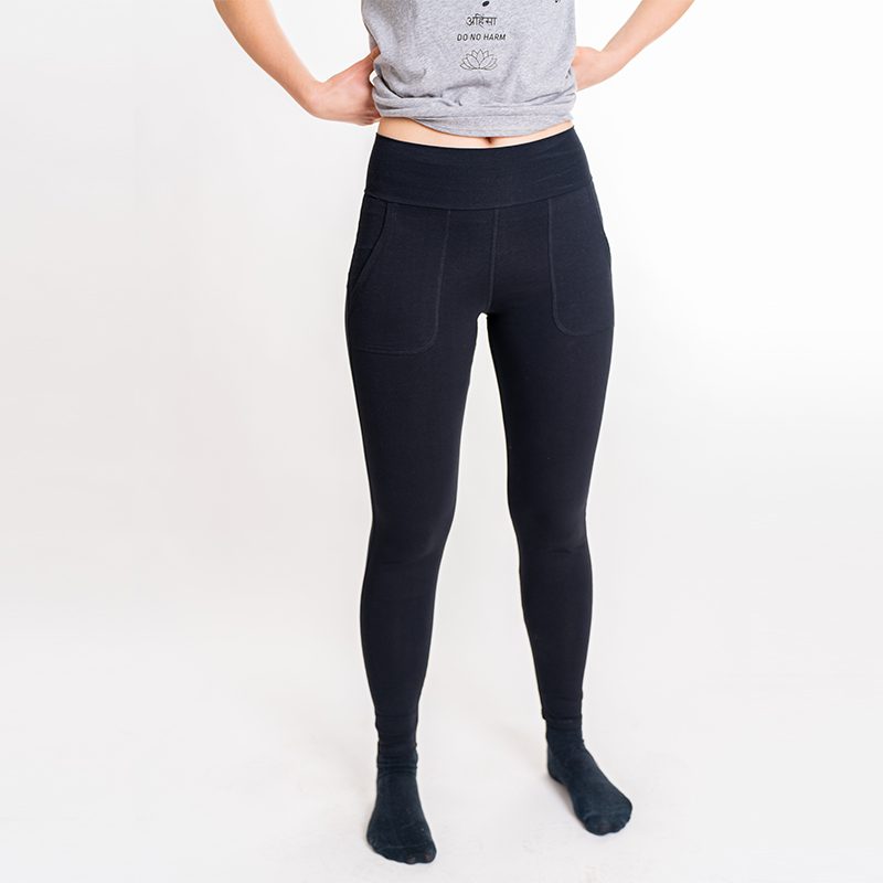 Yogahose - Freizeit Leggings mit Taschen 